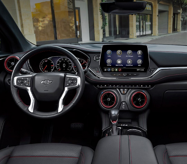 2023 Chevrolet Blazer Mid-Size Sporty SUV Interior Dashboard & Infotainment System Technology
