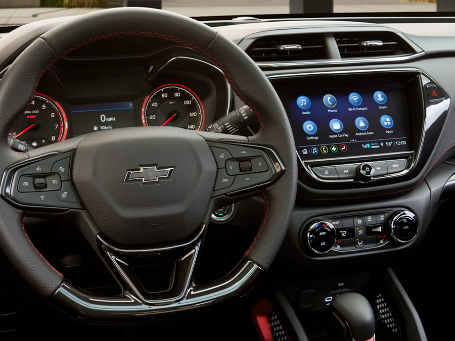 2023 Chevrolet Trailblazer Small SUV Interior Driver's Side Steering Wheel