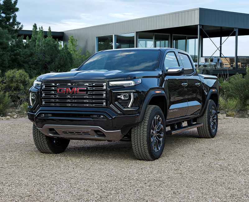2023 GMC Canyon parked at a house