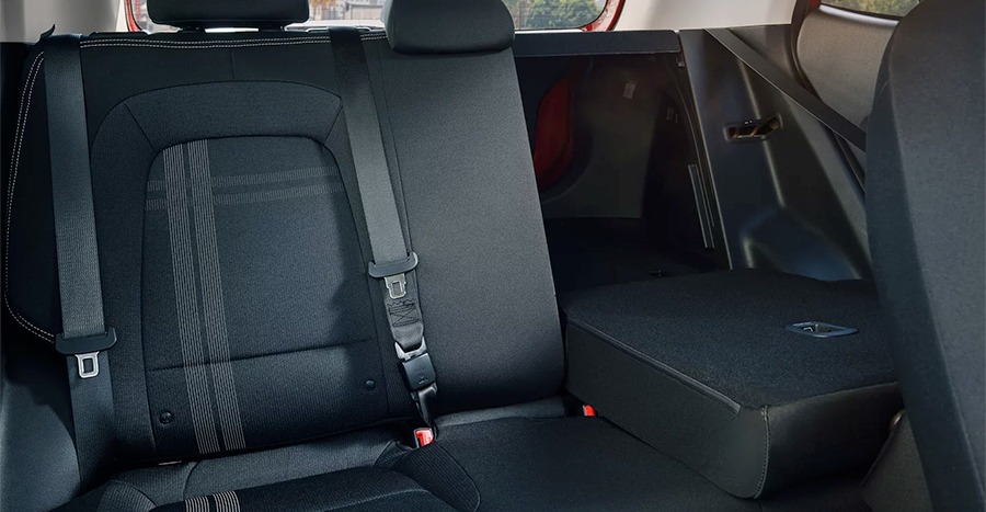 2023 Venue - left seat back folded down