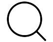 Black vehicle inspection icon