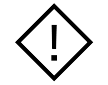 Black hazard sign icon
