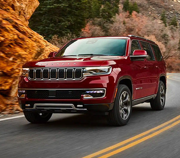 2023 WAGONEER driving on road