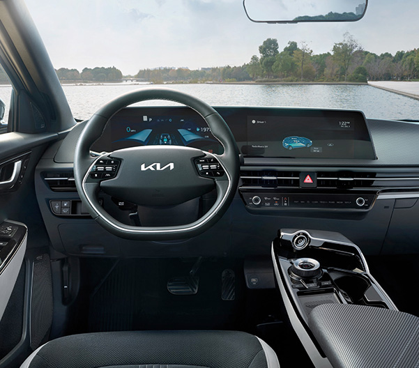 2023 Kia EV6 Interior Driver Cockpit