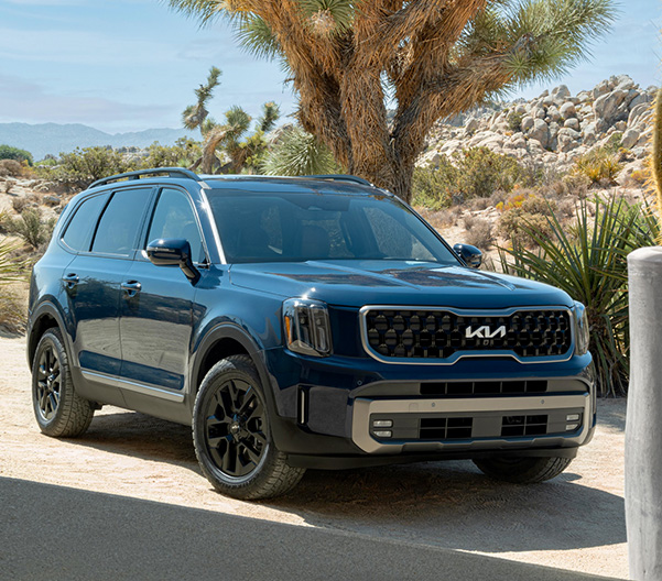 2023 Kia Telluride X-Pro Parked Three-Quarter View
