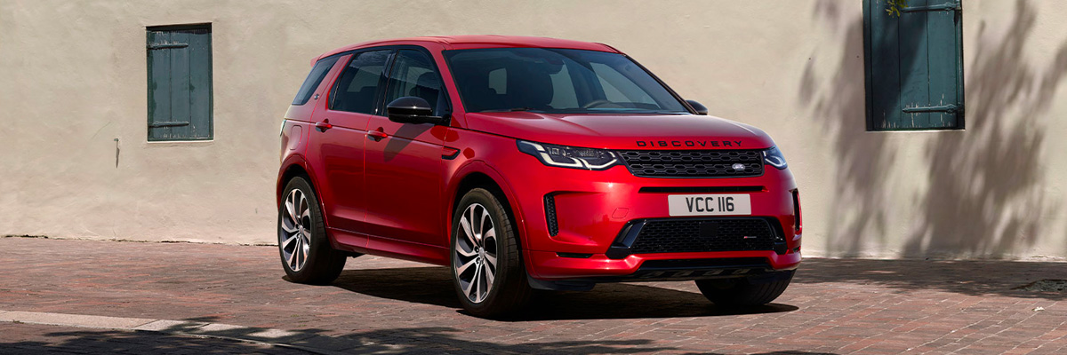 Discovery Sport R-Dynamic SE in Firenze Red.