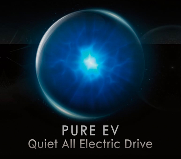 Images of the Preserve EV and Pure EV drive modes are shown as they would appear in the driver information cluster