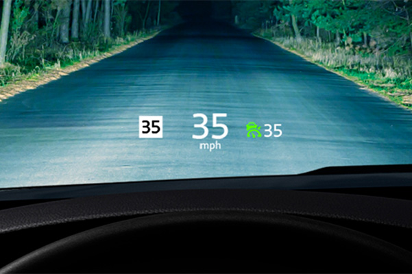Active driving display example on the 2023 Mazda CX-50