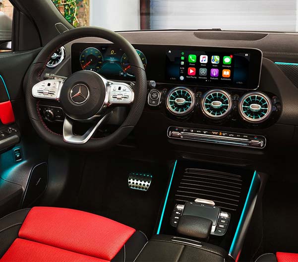 View of the dashboard of the 2023 GLA