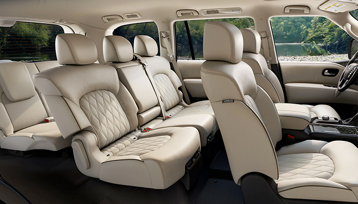 2023 Nissan Armada interior view showing roomy interior