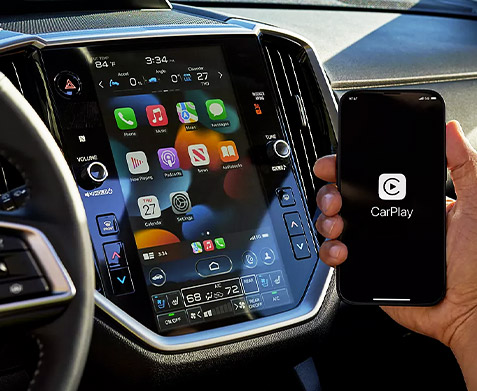 CarPlay in the 2023 Subaru Ascent