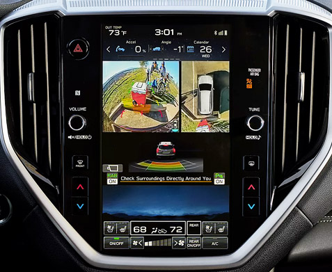 360-degree Surround View Monitor in the 2023 Subaru Ascent