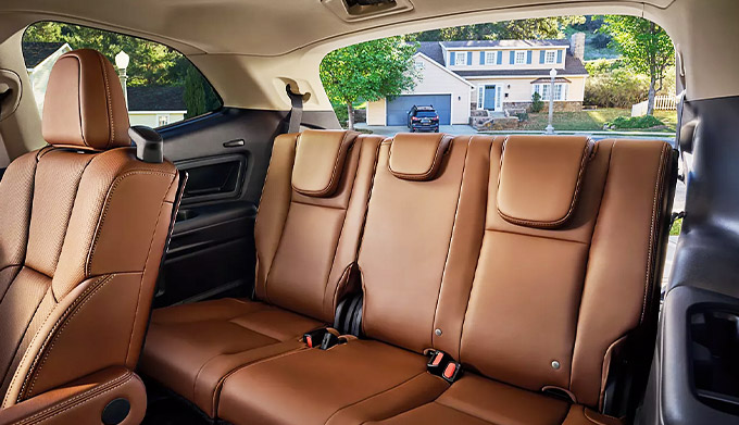 Back seats with cabin connect in the 2023 Subaru Ascent