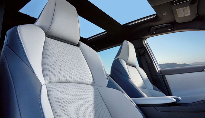 interior seats shown in the all new 2023 Subaru Solterra