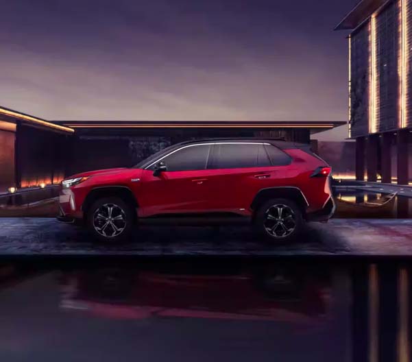 2023 Toyota RAV4 Prime parked in a lot