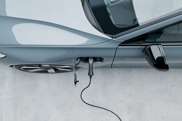 Design detail of Volvo S60 Recharge.