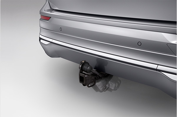 The tow hitch on the 2023 Volvo XC60