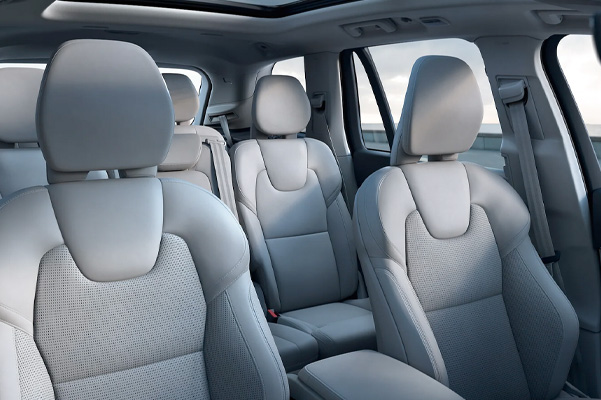 Interior seating in the 2023 Volvo XC90