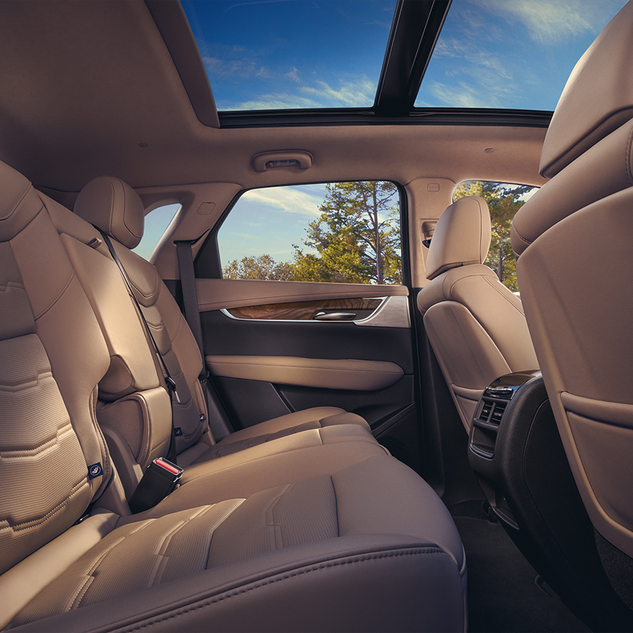 The Spacious Backseat Interior in The Luxurious Cadillac XT5