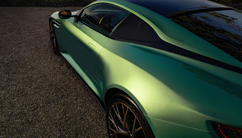 2024 Aston Martin DB12 exterior closeup rear panel