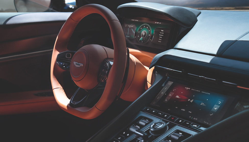 2024 Aston Martin DB12 interior dashboard