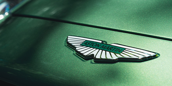 Aston Martin hood logo