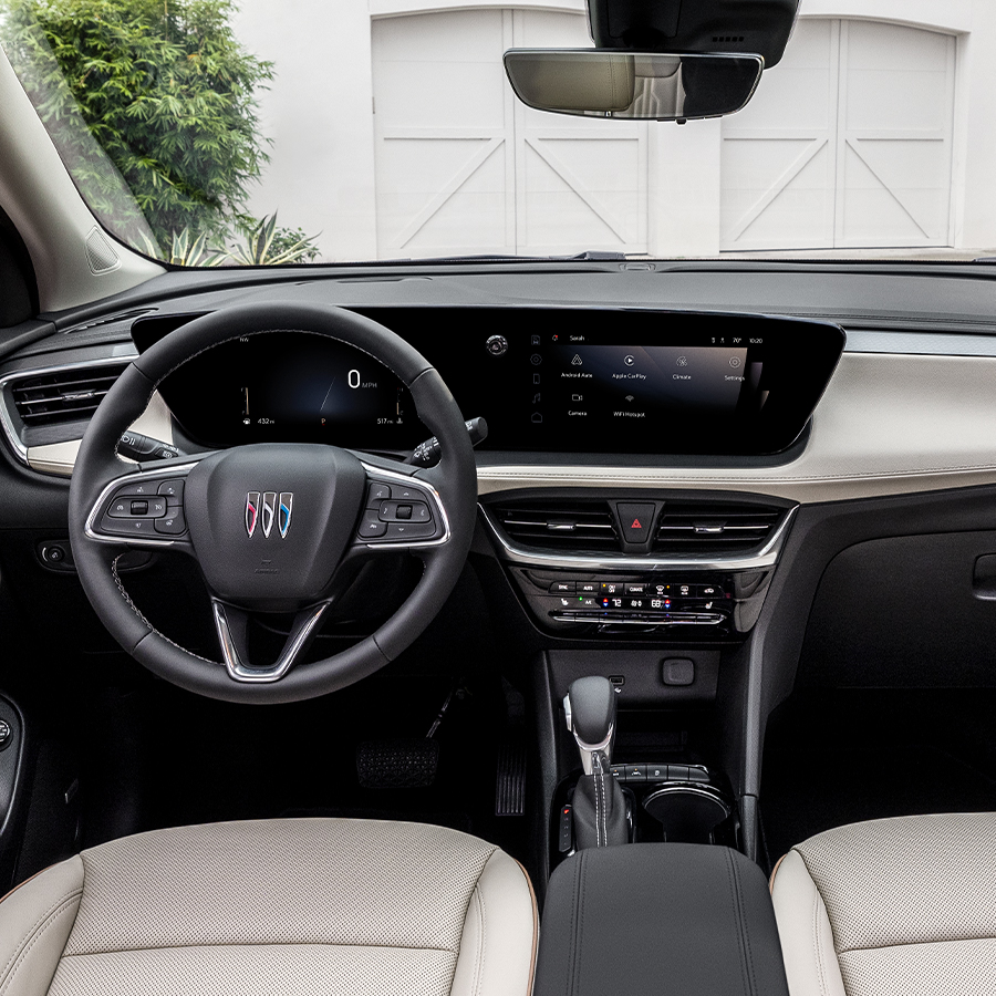 Interior view of the 2024 Buick Encore GX