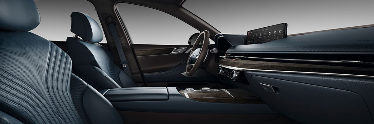 View of the 2024 Genesis G80 dashboard