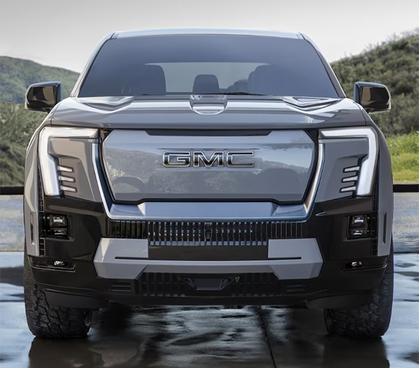 Front view of 2024 GMC Sierra EV