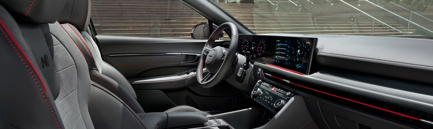 2024 Sonata front sport seats and center console