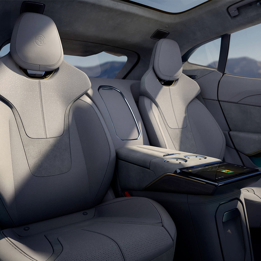 Lotus Eletre interior back seat