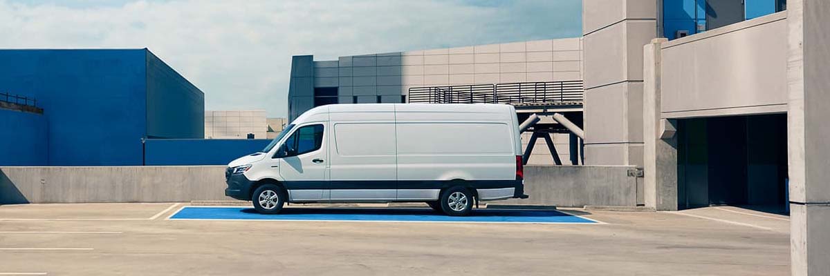 2024 Mercedes-Benz eSprinter parked in a lot
