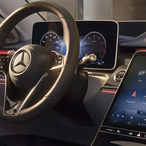 interior shot of 2024 Mercedes-Benz S-Class