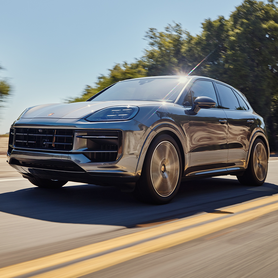2024 Porsche Cayenne S driving on highway