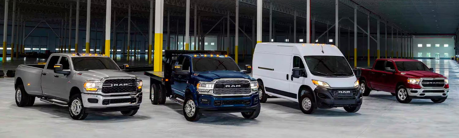 Chevy commercial truck lineup.