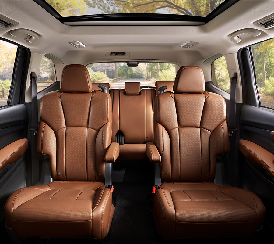 Touring interior shown in Java Brown Nappa Leather