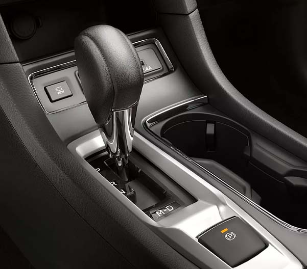 2024 Subaru Ascent leather-wrapped shift lever handle