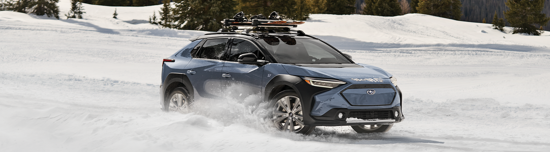 2023 Solterra driving in snow