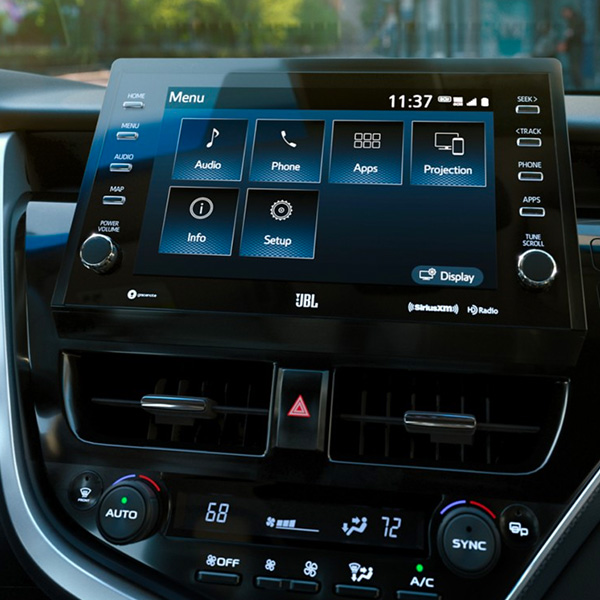 interior view of the 2024 Toyota Camry dashboard