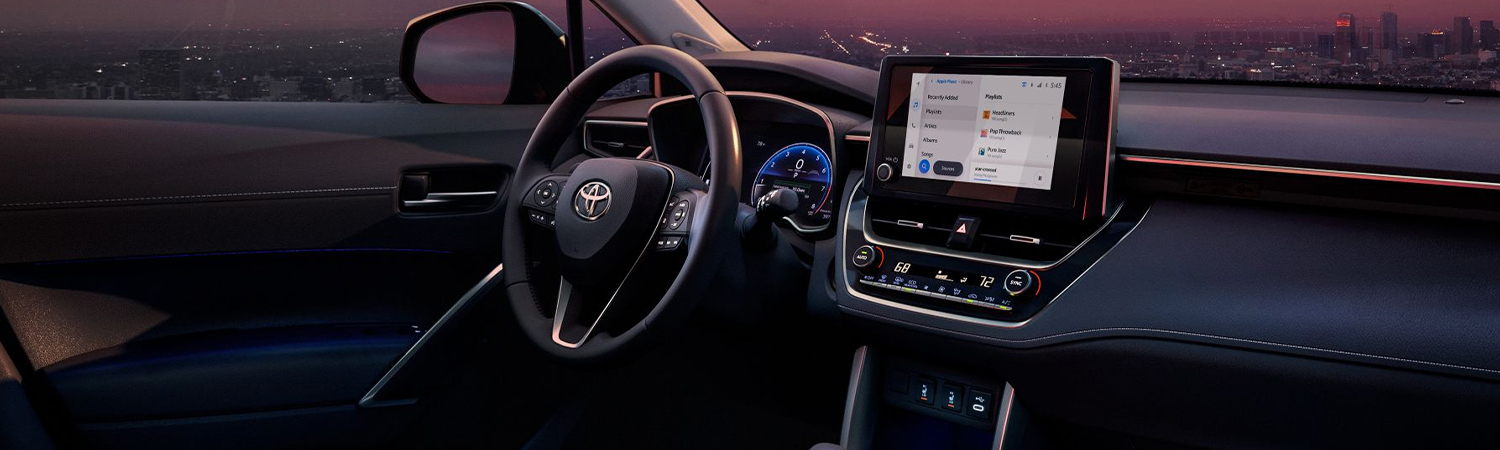 XLE AWD interior shown in Black SofTex® trim