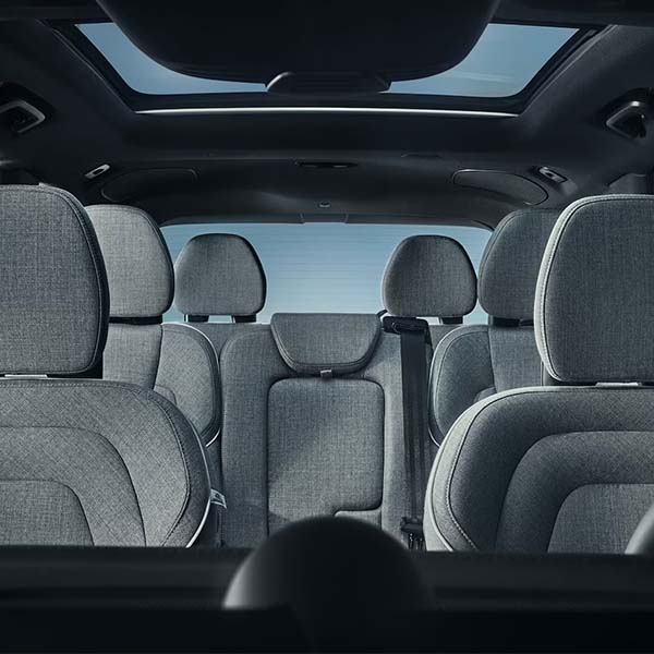 Interior shot of a 2024 Volvo XC90 Recharge.