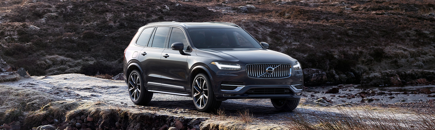 2024 Volvo XC90 driving on country road