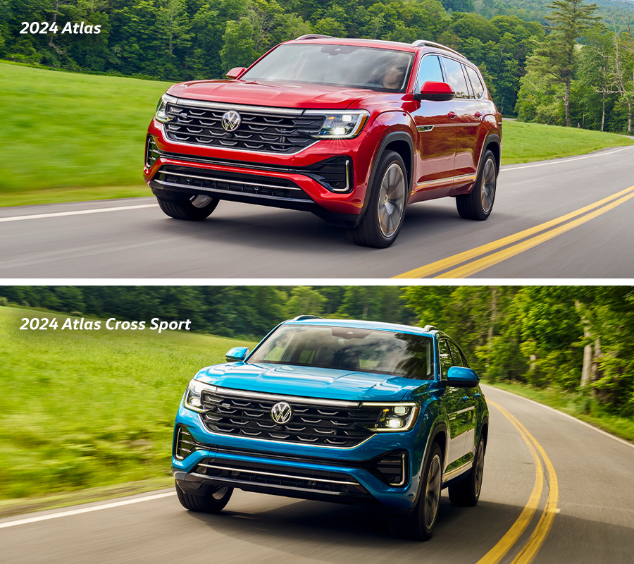 New Volkswagen Atlas vs. Atlas Cross Sport VW Near Elkhorn