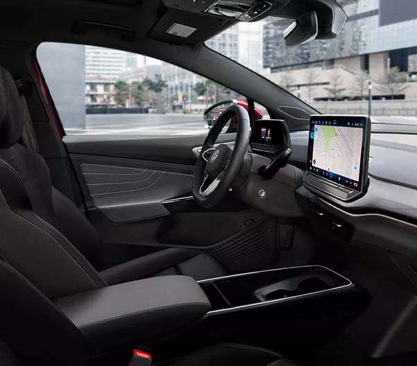 View of the 2024 VW ID.4 dashboard