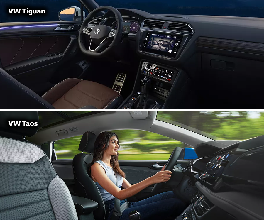 2024 Volkswagen Taos vs. Tiguan