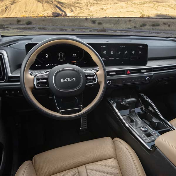 Interior of 2025 Kia Sorento