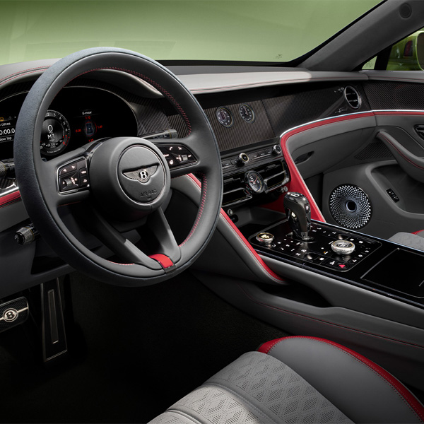 Interior of Bentley Flying Spur