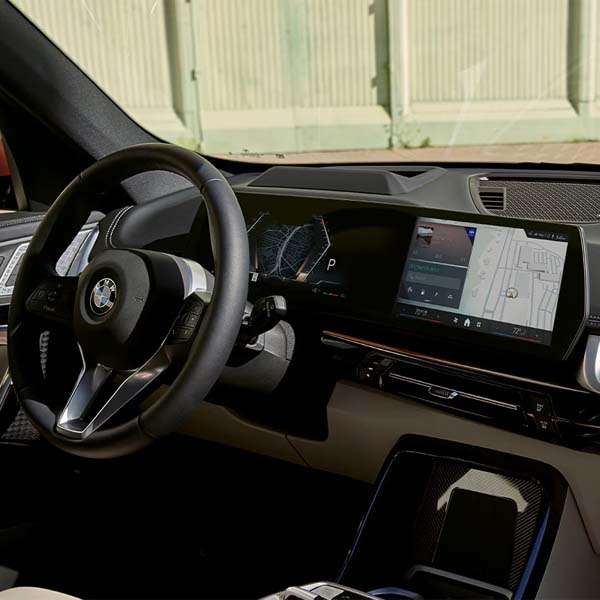 Interior dashboard of 2024 BMX X1