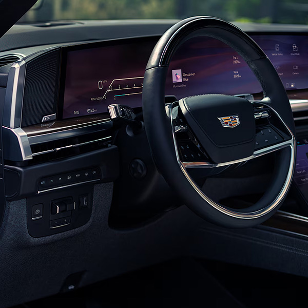 interior cadillac dash