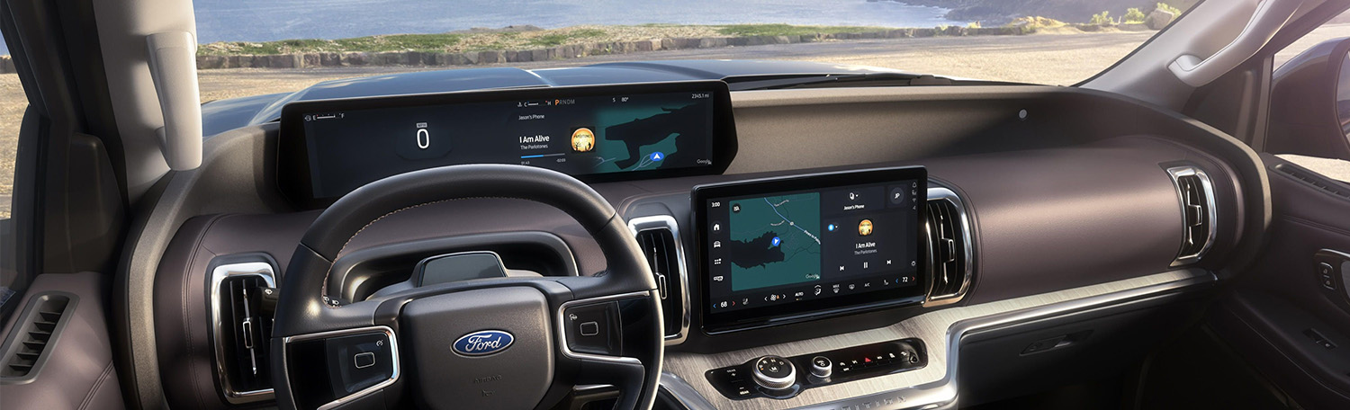 Interior of 2025 Ford Expedition